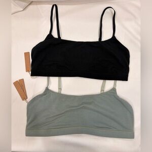 NEW SKIMS Scoop Bralette Cotton Jersey Bundle Size M